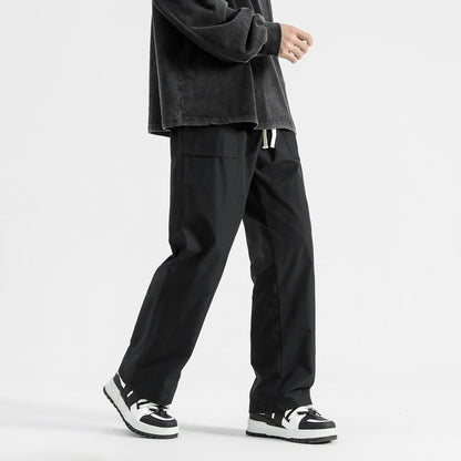 Sports Pants Baggy Straight Trousers Men