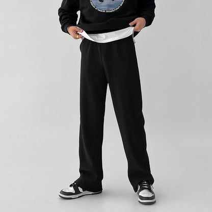 Wide Leg Casual Sports Trousers Men