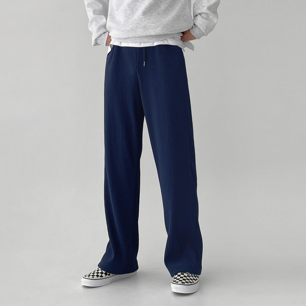 Wide Leg Casual Sports Trousers Men