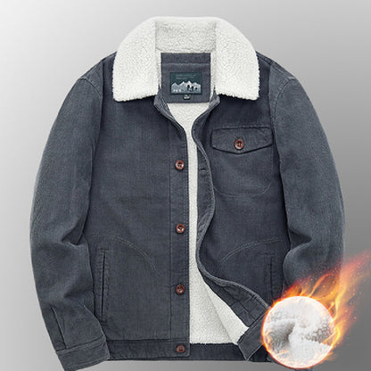 Fashion Personality Retro Corduroy Jacket For Men