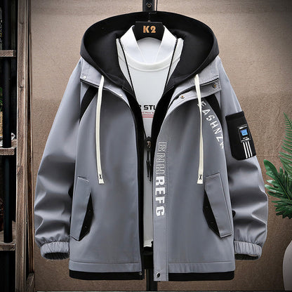 Hooded Jacket Men And Teenagers Casual