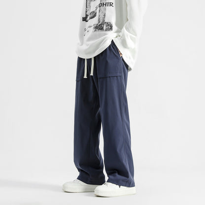 Sports Pants Baggy Straight Trousers Men