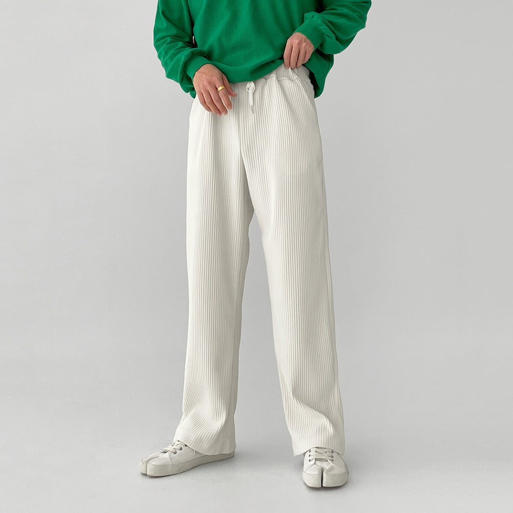 Wide Leg Casual Sports Trousers Men