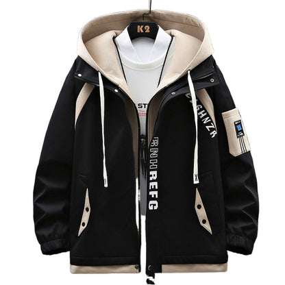 Hooded Jacket Men And Teenagers Casual