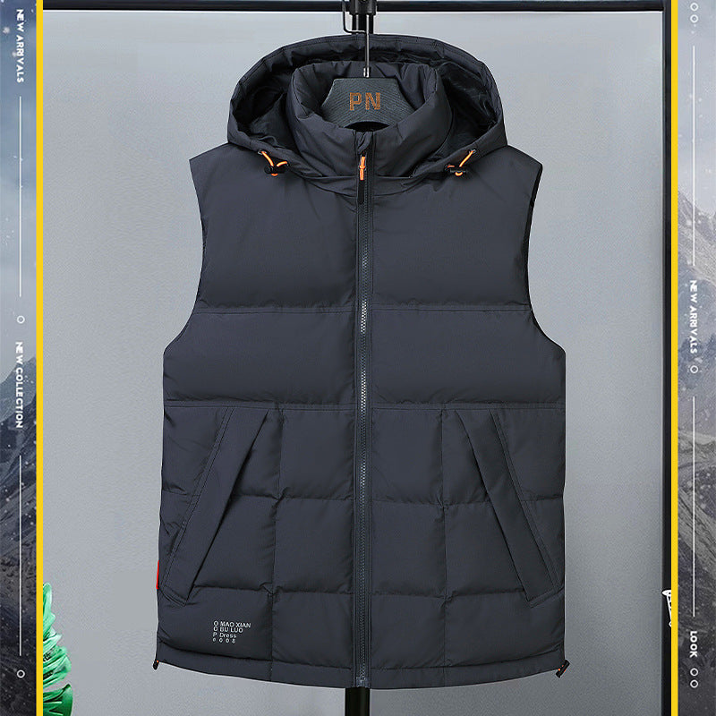 Fashion Personality Detachable Down Jacket Men